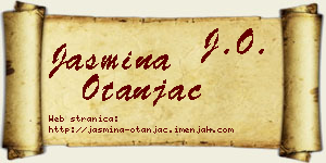 Jasmina Otanjac vizit kartica